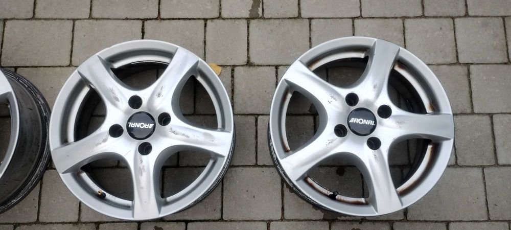 Felgi aluminiowe 15 4x108 Citroen Peugeot plus śruby