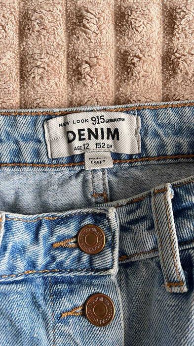 Нова якісна джинсова міні-спідниця р. XS-S (на талію до 70 см)