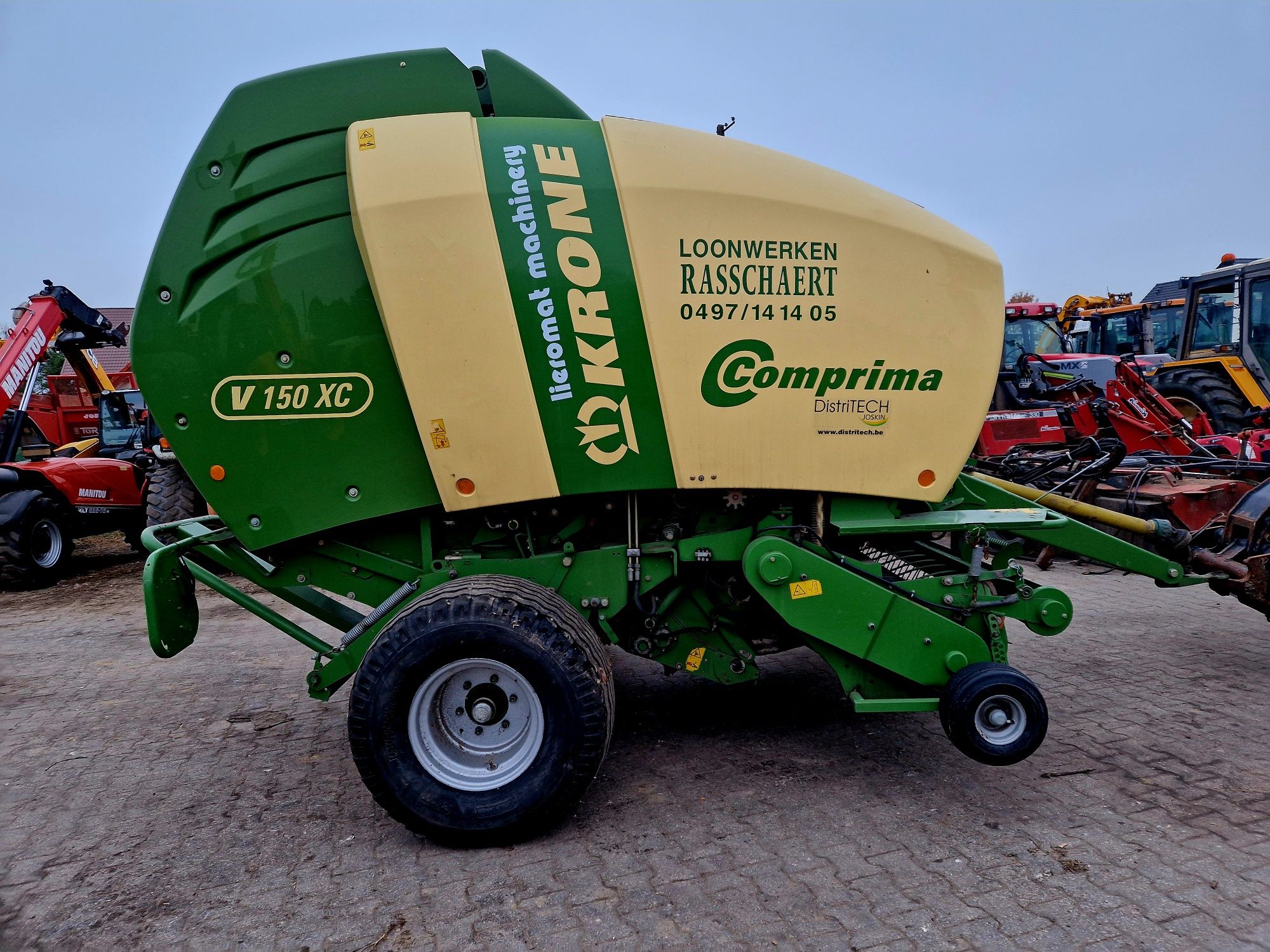 Krone Comprima V 150 XC 2012 Super Stan rotor noże siatka Orginał