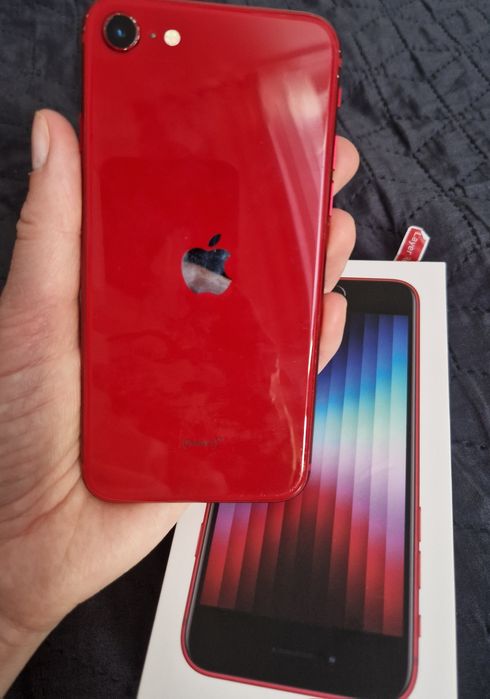 iPhone SE 2022 3gen, Red, 128 GB