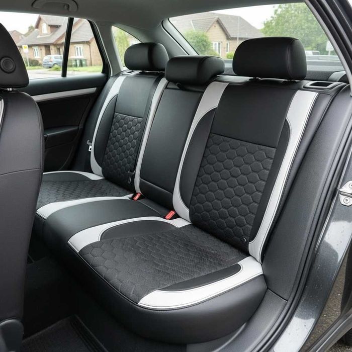 Авточехлы Skoda Octavia A5 Combi 2004-2013 Экокожа новые EMC-ELEGANT