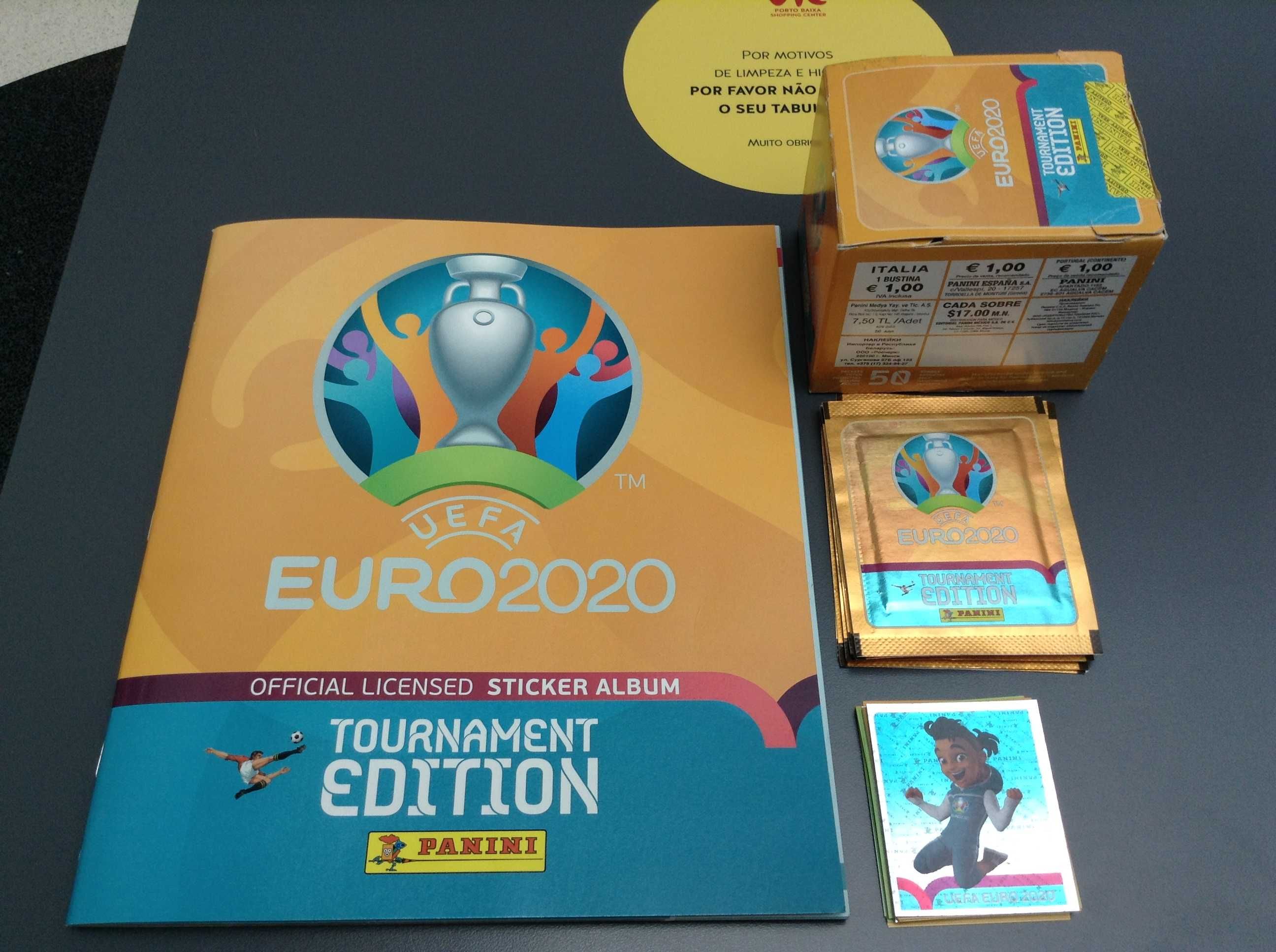 Caderneta EURO 2020 Panini Completa  678 cromos por colar NOVA