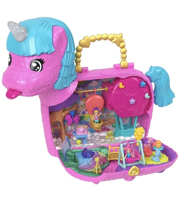 Полі Покет Компакт Єдиноріг Вечірка Polly Pocket unicorn partyland