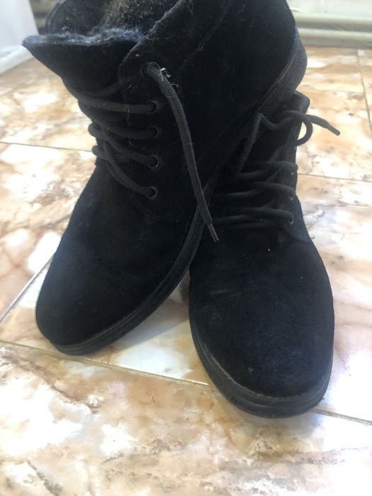 Ботинки чоловічі натуральй замш
