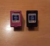 HP WKŁAD TUSZ Głowica 703 BLACK lub COLOR Zamiennik Pusty