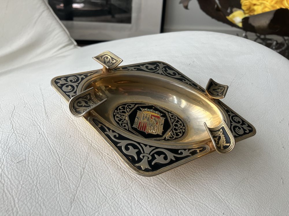 Cinzeiro vintage metal