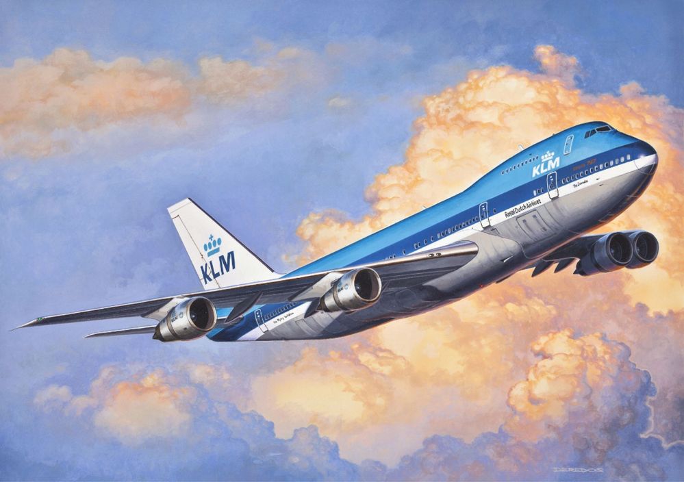 Model do sklejan Revell 3999 samolot Boeing 747-200