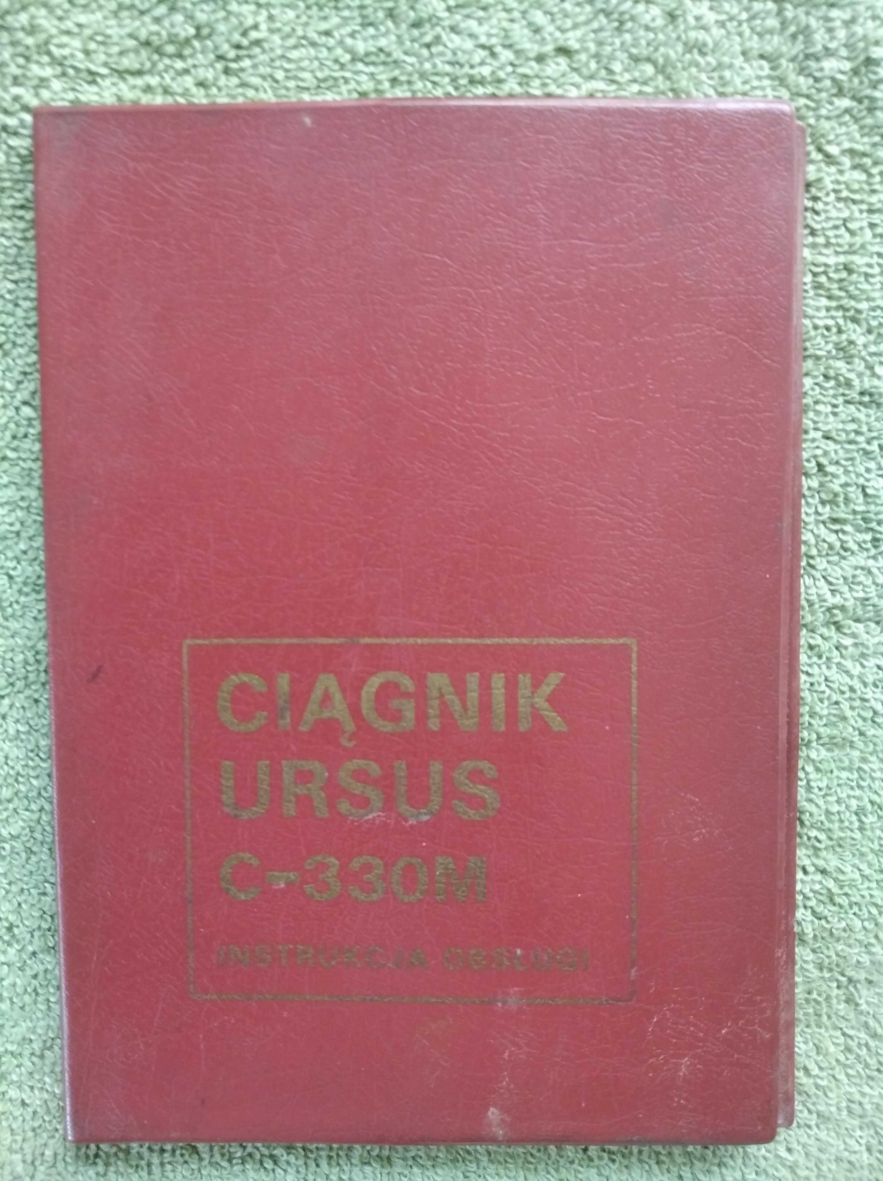 Instrukcja obsługi ciągnik rolniczego Ursus C-330M oryginalna PRL 1989