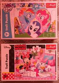 Puzzle Trefl 30 elementow 3+ (Pony / Minnie)