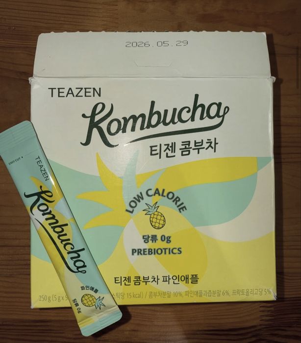 Kombucha Teazen Чонгук BTS, комбуча ананас