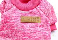 Mięciutki sweter dla psa/kota 3-5 kg, grzbiet 27-30 cm, L, kol. różowy