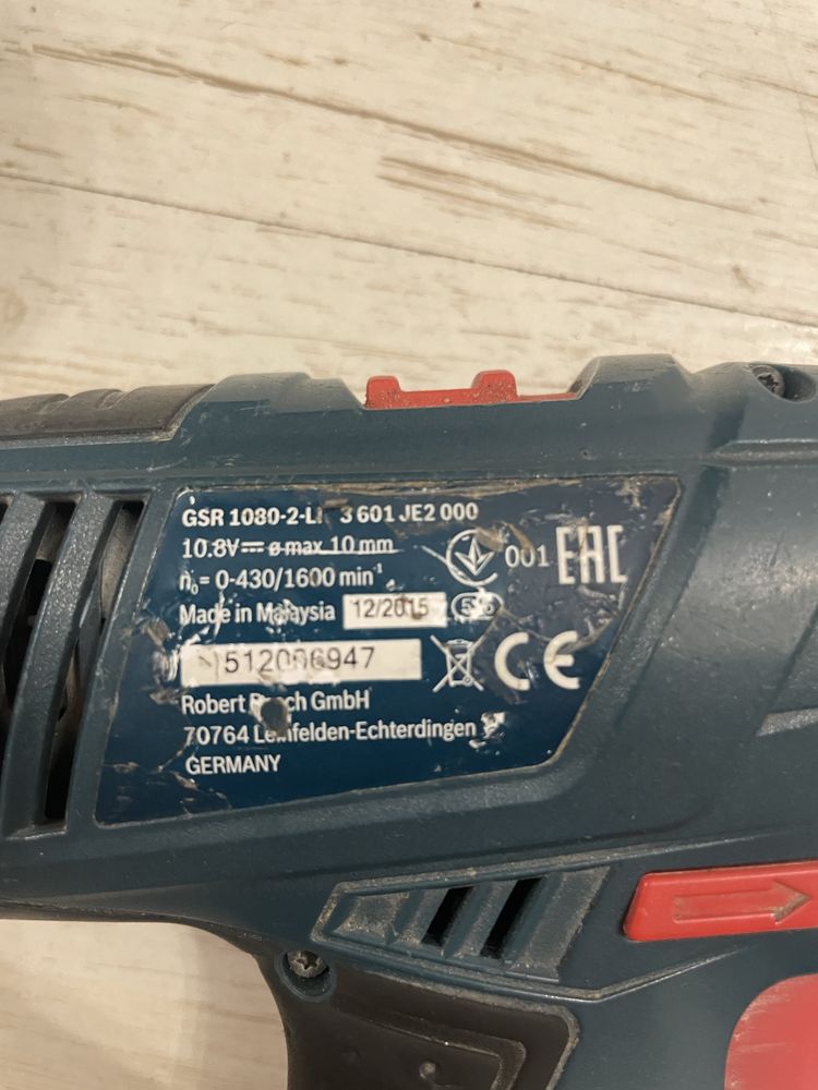 Wkrętarka Bosch Professional GSR 1080-2-li