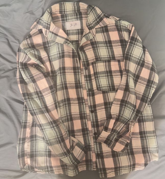 Жіноча сорочка в клітинку oversize