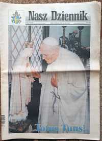 Nasz Dziennik z 2005.04.06. Jan Paweł II  Totus Tuus