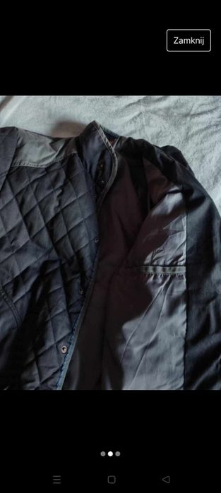 Kurtka przejściowa pikowana , elegancka, do garnituru