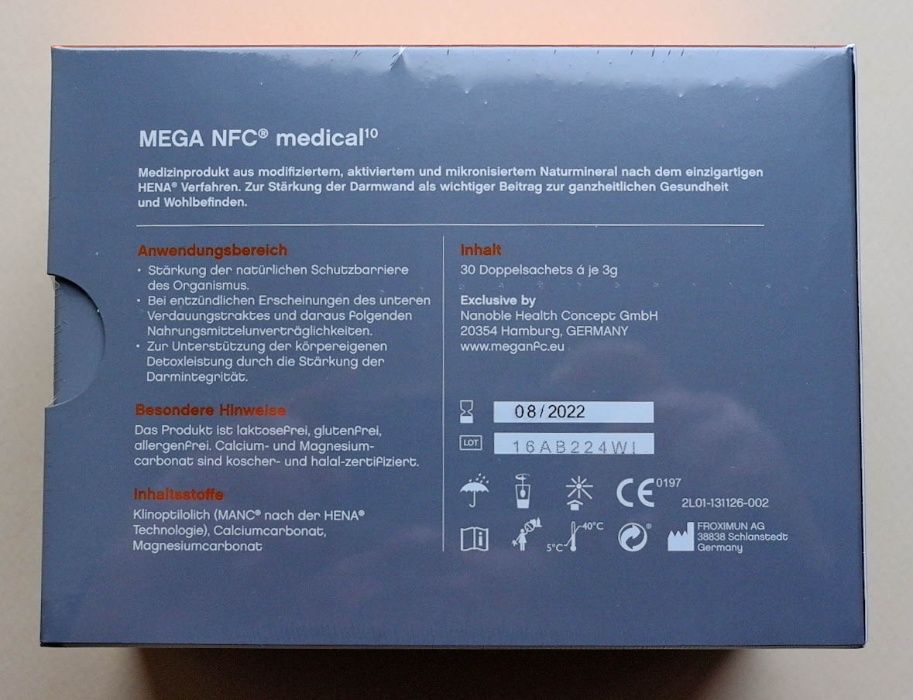 БАД Премиум-Детокс MEGA NFC medical 10 Premium Detox (Германия)