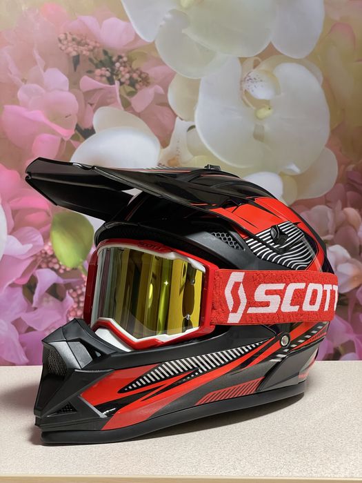 Мото шолом кросс fox