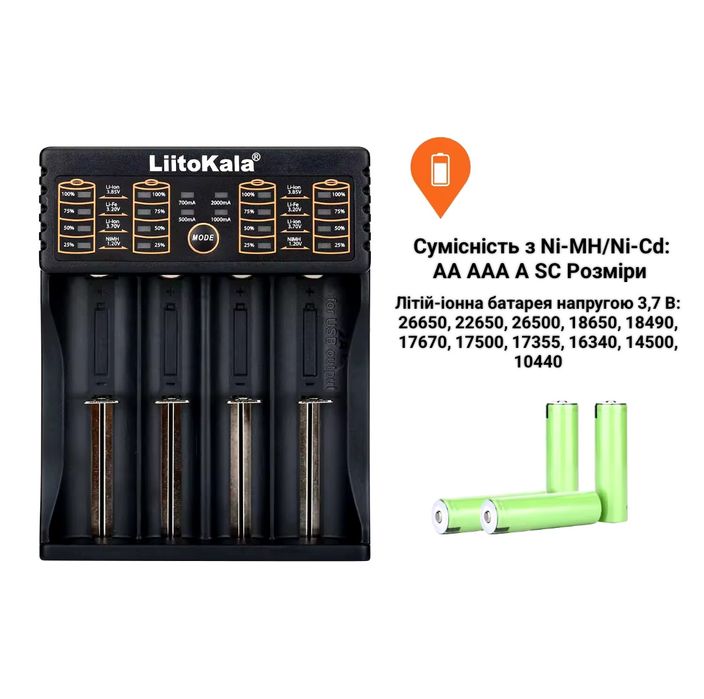 Зарядний пристрій Liitokala Lii 402