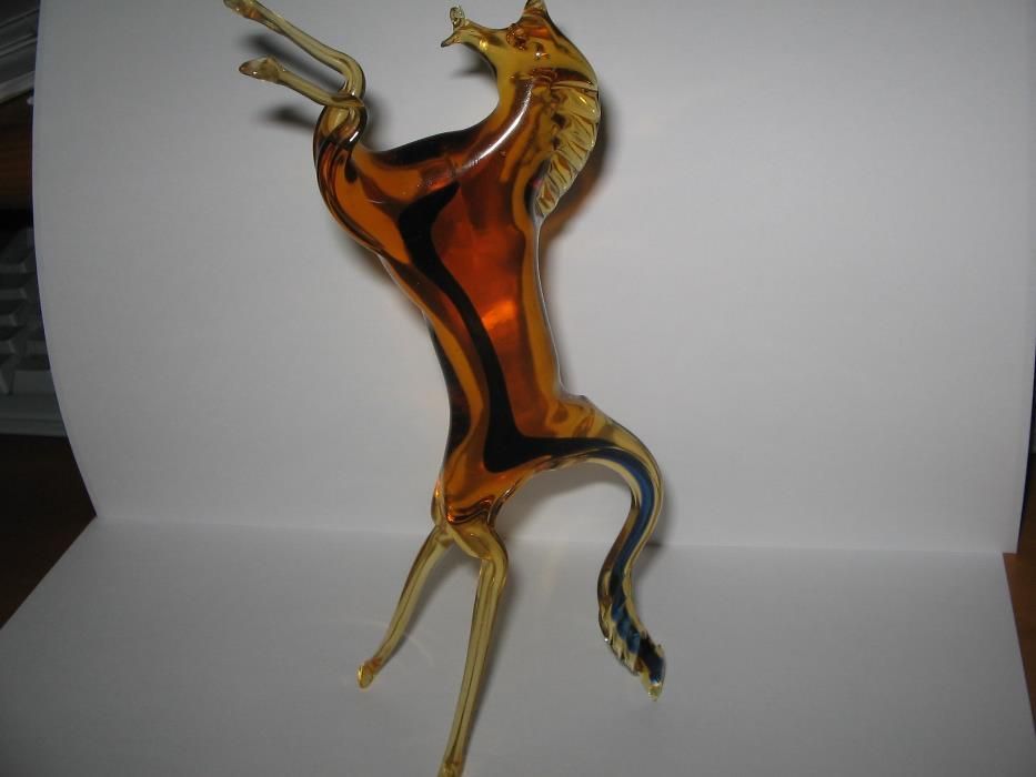 Cavalo de vidro "Murano"