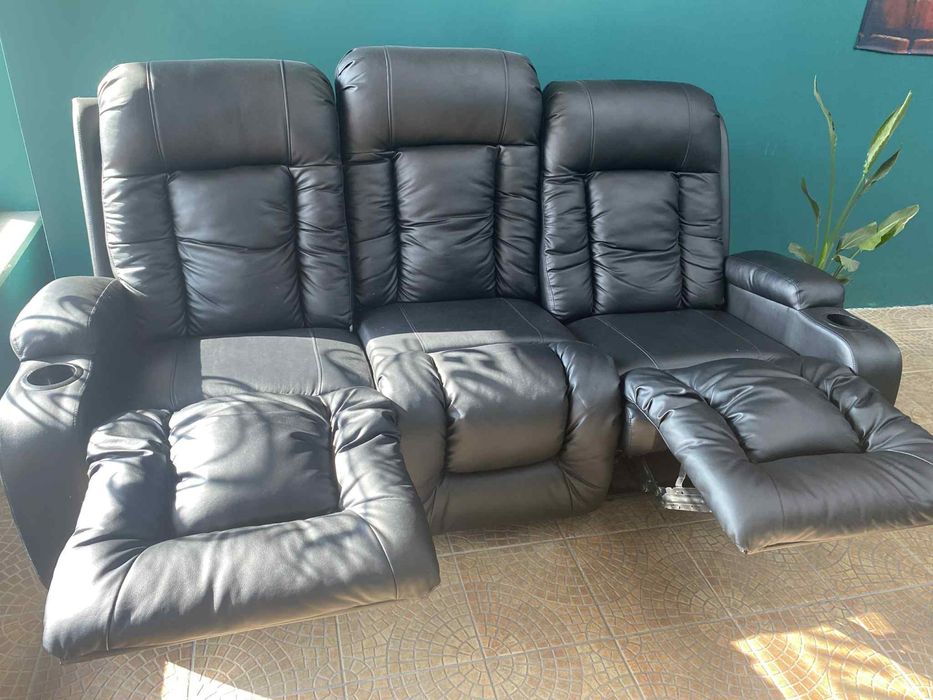 Kanapa rozkladana skora funkcja relax