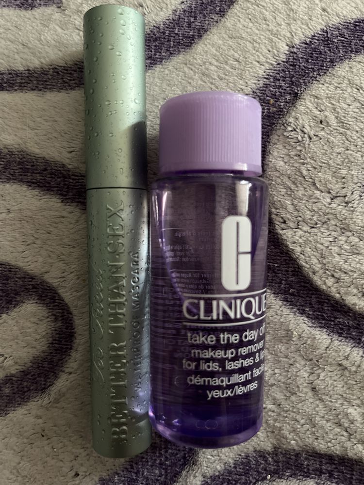 Tusz Better than sex i Clinique make up remover 50 ml