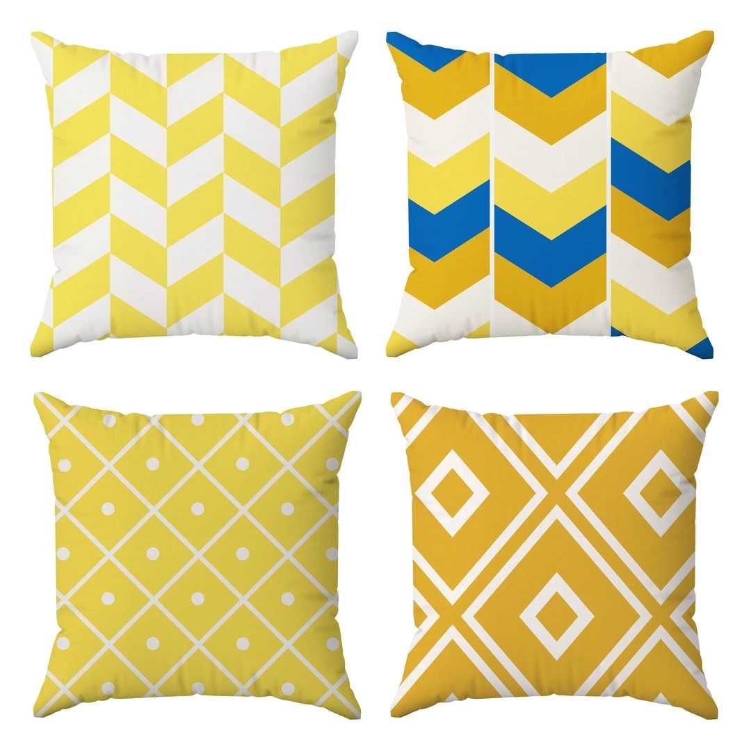 Pack de 4 Capas de Almofadas Decorativas