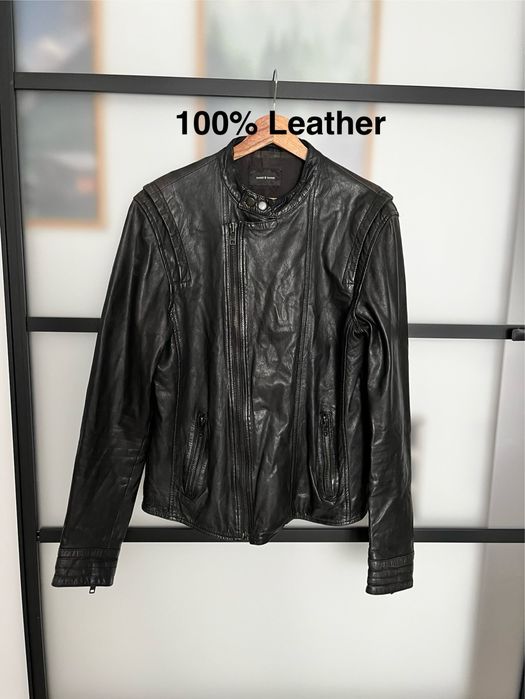 Samsøe Samsøe Saito kurtka męska M skórzana czarna 100% leather