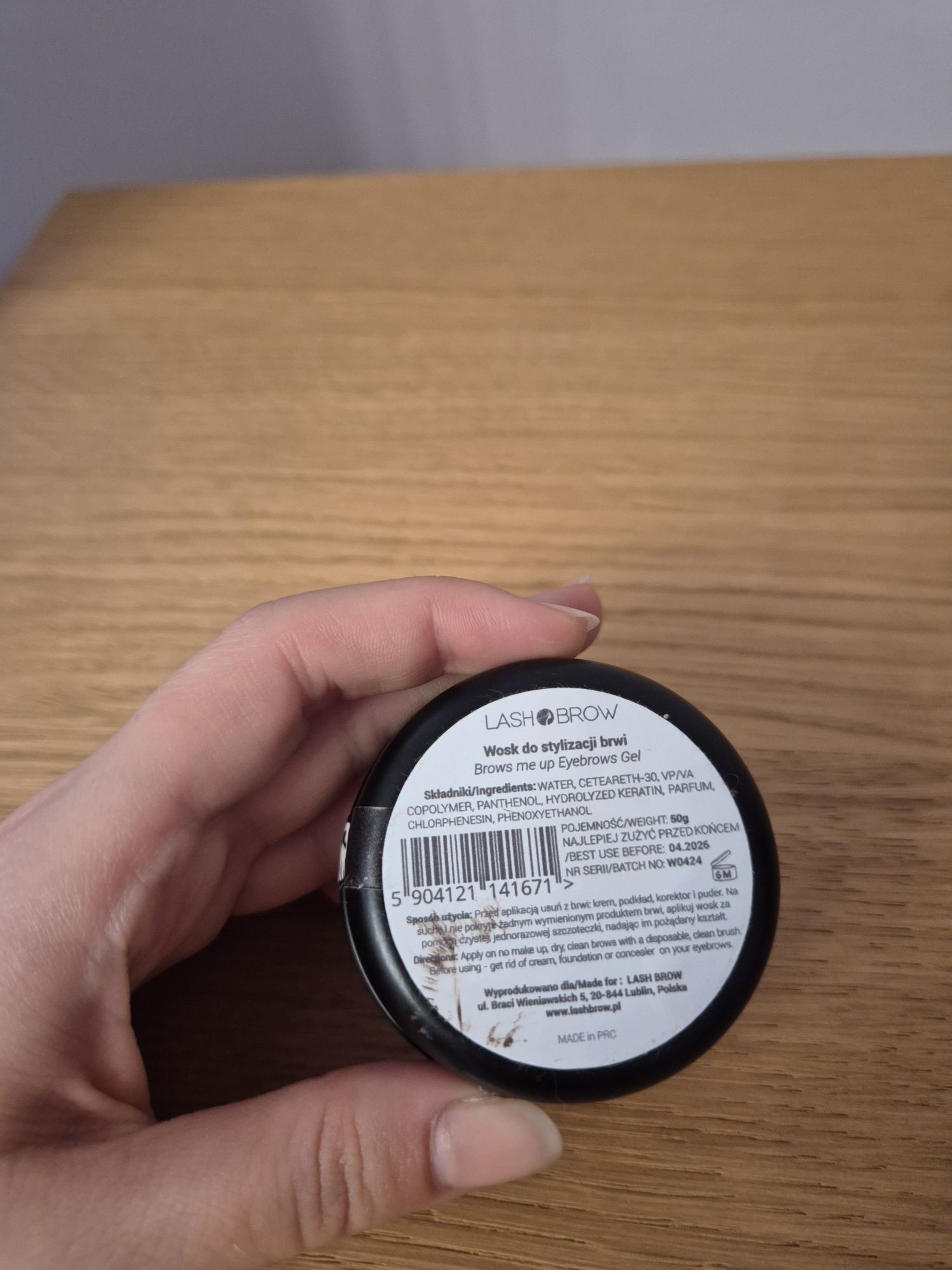 lash brow wosk do stylizacji brwi mydełko