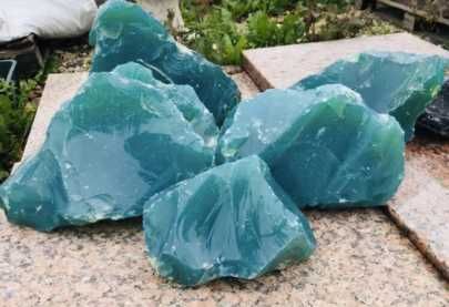 SZKŁO WULKANICZNE Lawa Kamień Szklany do Gabionów Akwarium Terrarium