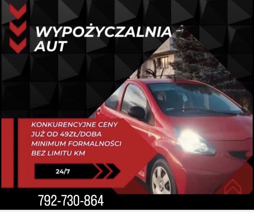 WYPOŻYCZALNIA AUT | Doba już od 49 zł