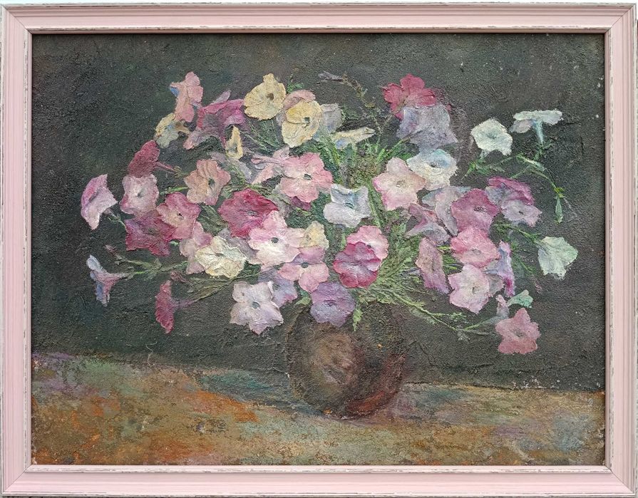 Картина олією "Петуньки"