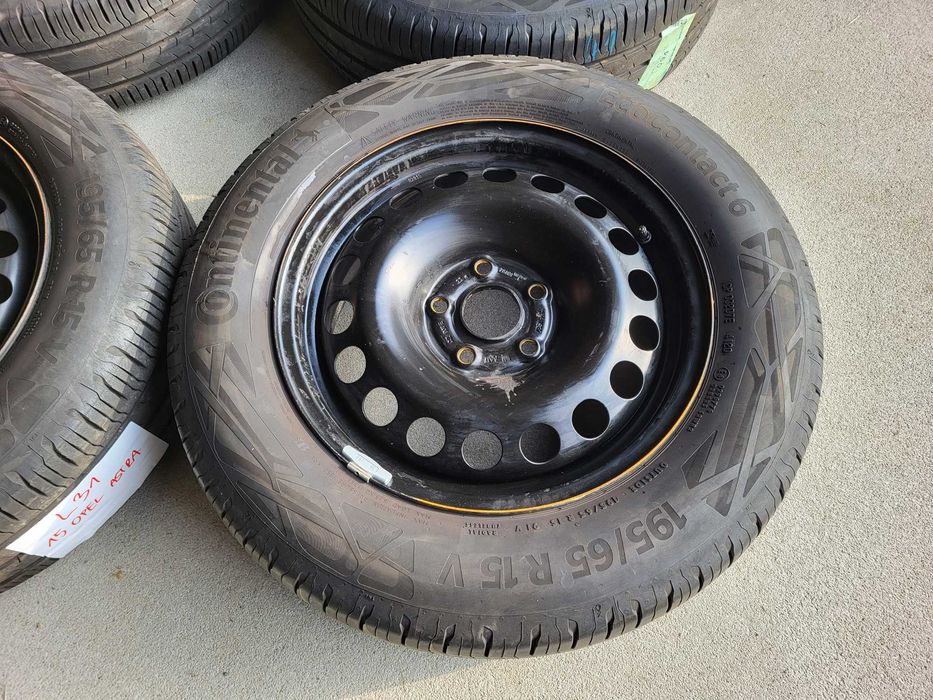 [L31] Koła letnie 15 Cali 5x105 Conti 195/65 Opel Astra IS37 +Czujniki