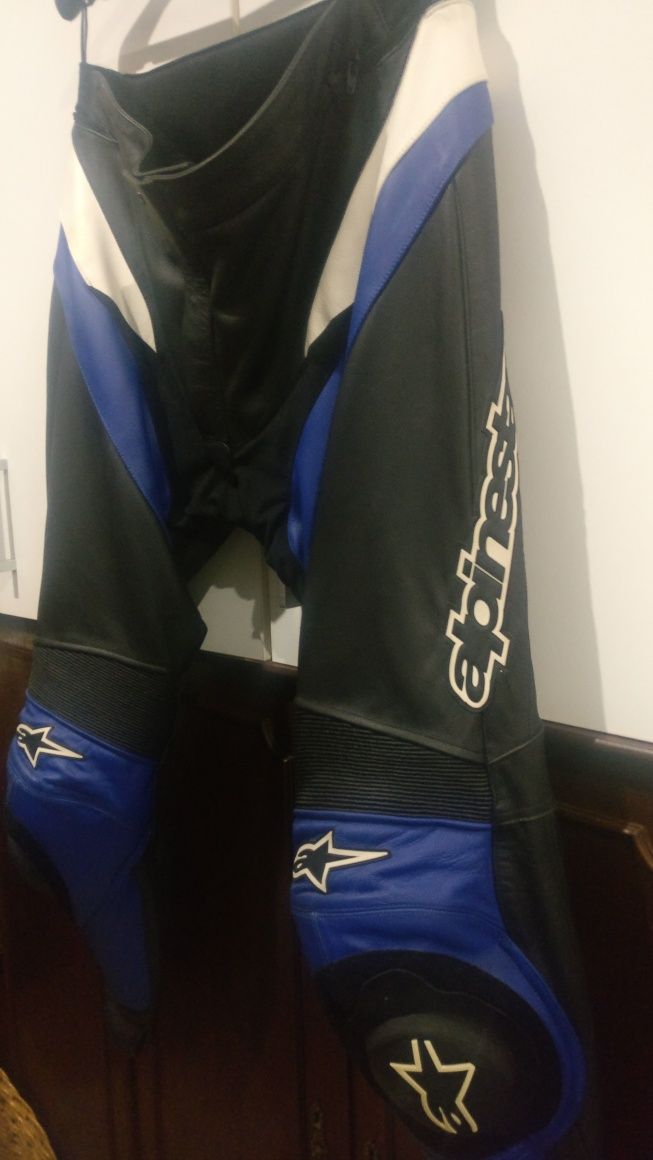 Calça Alpinestar Apex em pele para andar de moto