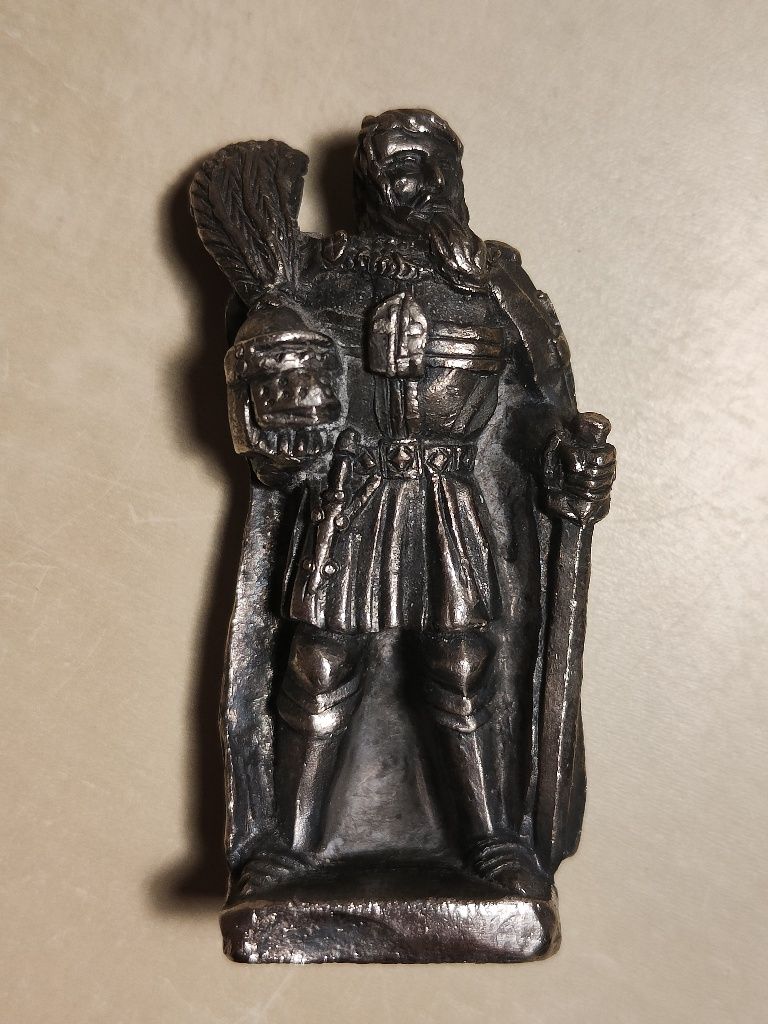 Mistrz zakonu krzyżackiego, metalowa figurka