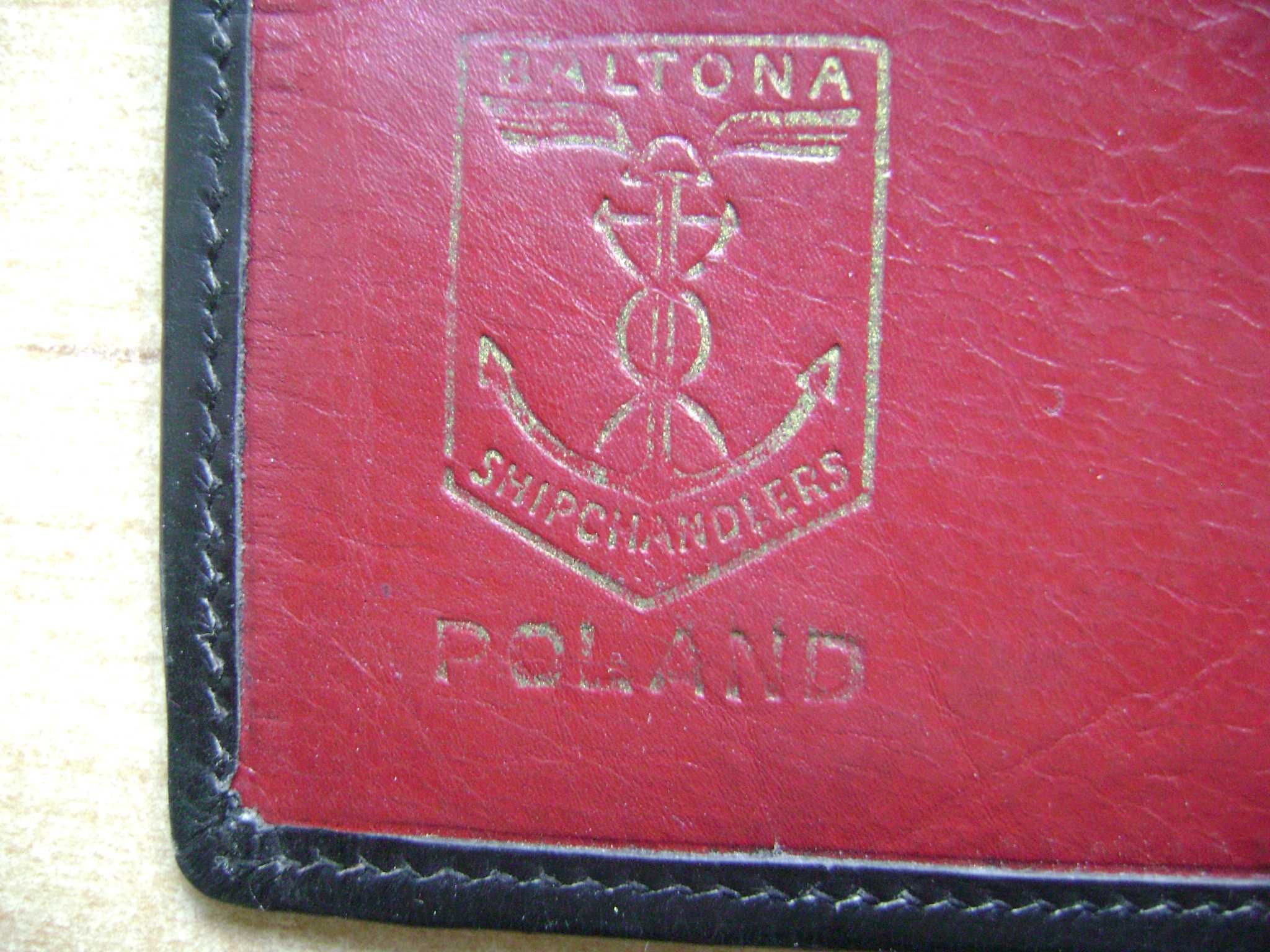 Starocie z PRL - Gdynia Baltona Shipchandlers = Portfel z czasów PRL
