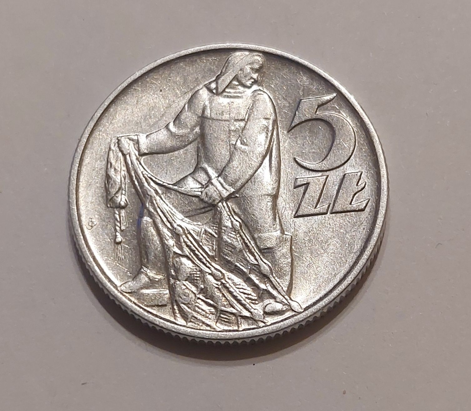 5 złotych 1959 - Rybak  [#444]