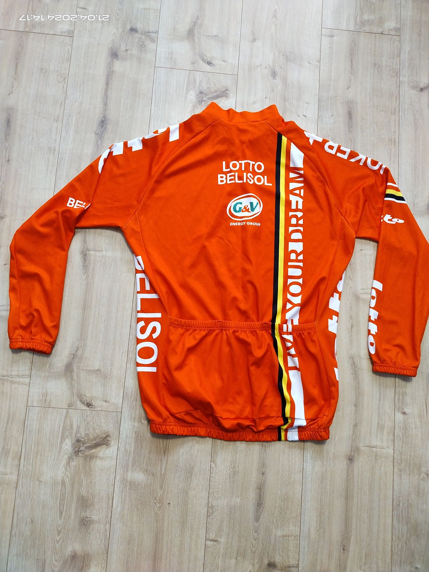 Bluza rowerowa kolarska Lotto Belisol vermarc 2014