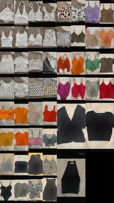 Roupa de mulher tops/tshirts