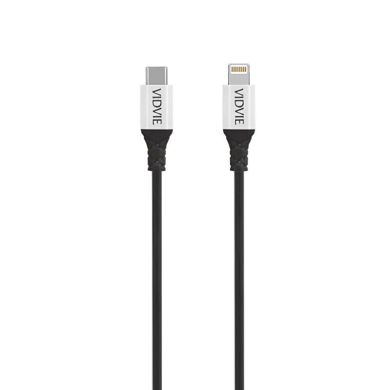 Kabel VIDVIE CB4014 Type C/iPhone 3A, 1m czarny