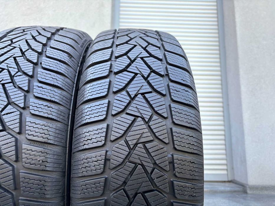 2szt zimowe 205/60R16 Uniroyal 7,4mm 2021r świetny stan! Z5354 gwaran