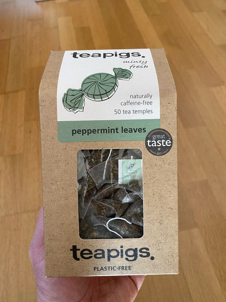 Teapigs Peppermint Herbata Mietowa w Torebkach Piramidkach 50 x 2g