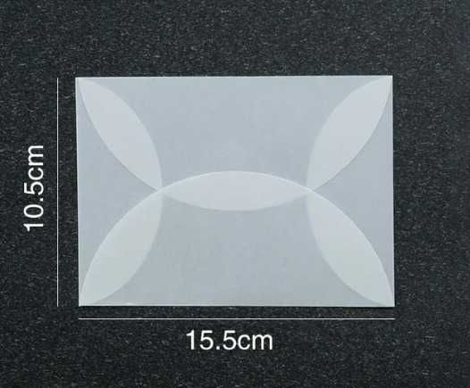 Przeźroczyste koperty na zaproszenia ślubne