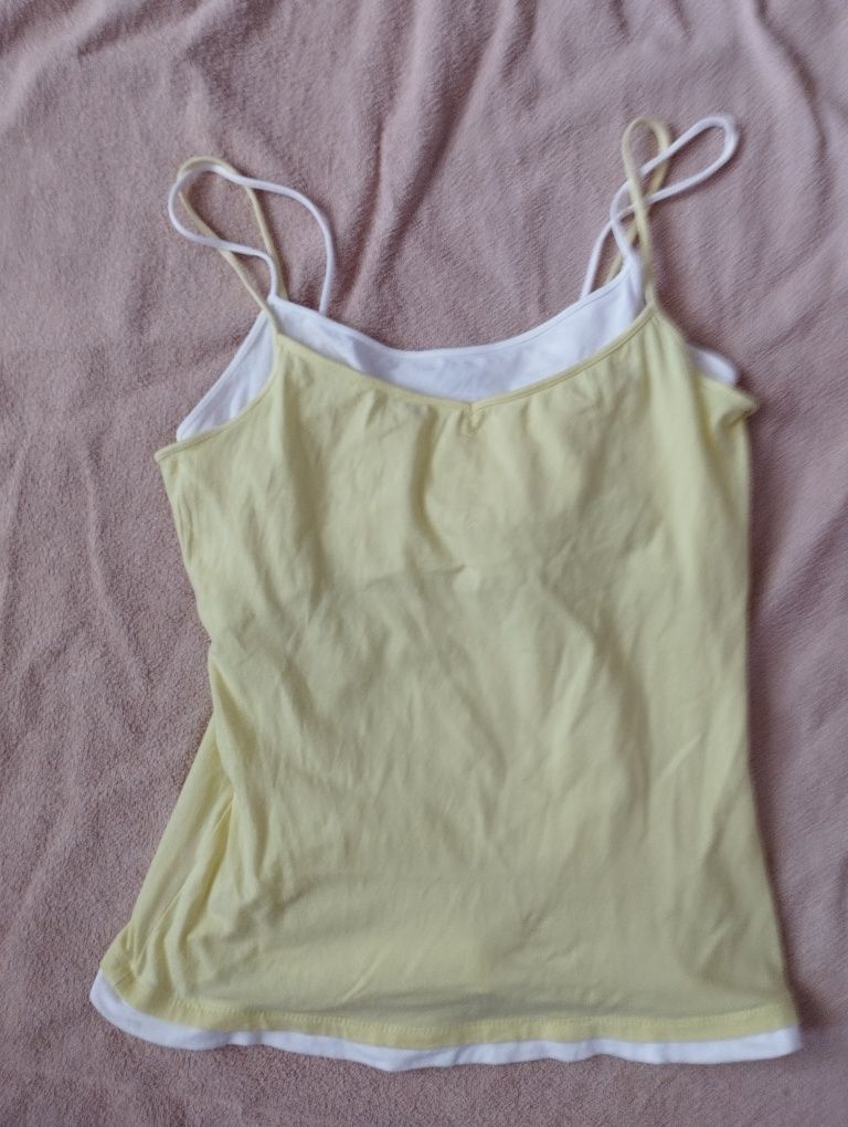 Żółty top, rozmiar 40/42