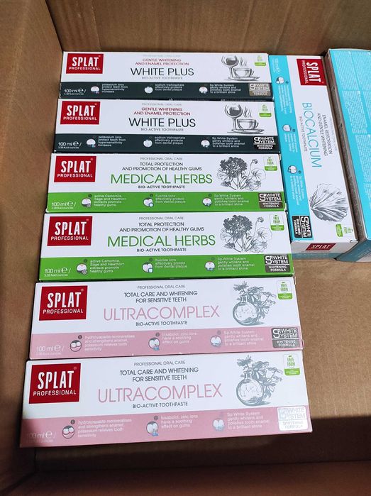 Зубна паста splat 100мл ультракомплекс відбілювання для чутливих зубів