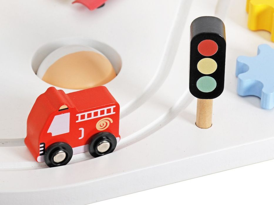 Drewniany Stolik Multifunkcyjny Plac zabaw Cymbałki Tor samochodowy