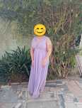Vestido lilás de tule