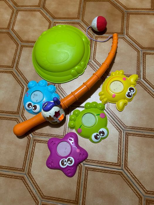 Chicco fit&fun ilha de pesca a funcionar perfeitamente
