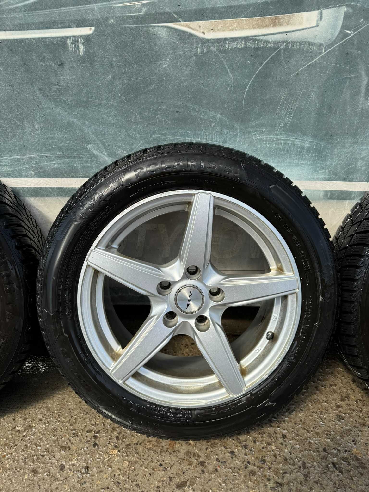 Audi A4 B8, A5 Alufelgi 16 cali 5x112 66.6 opony zimowe 205/55/16