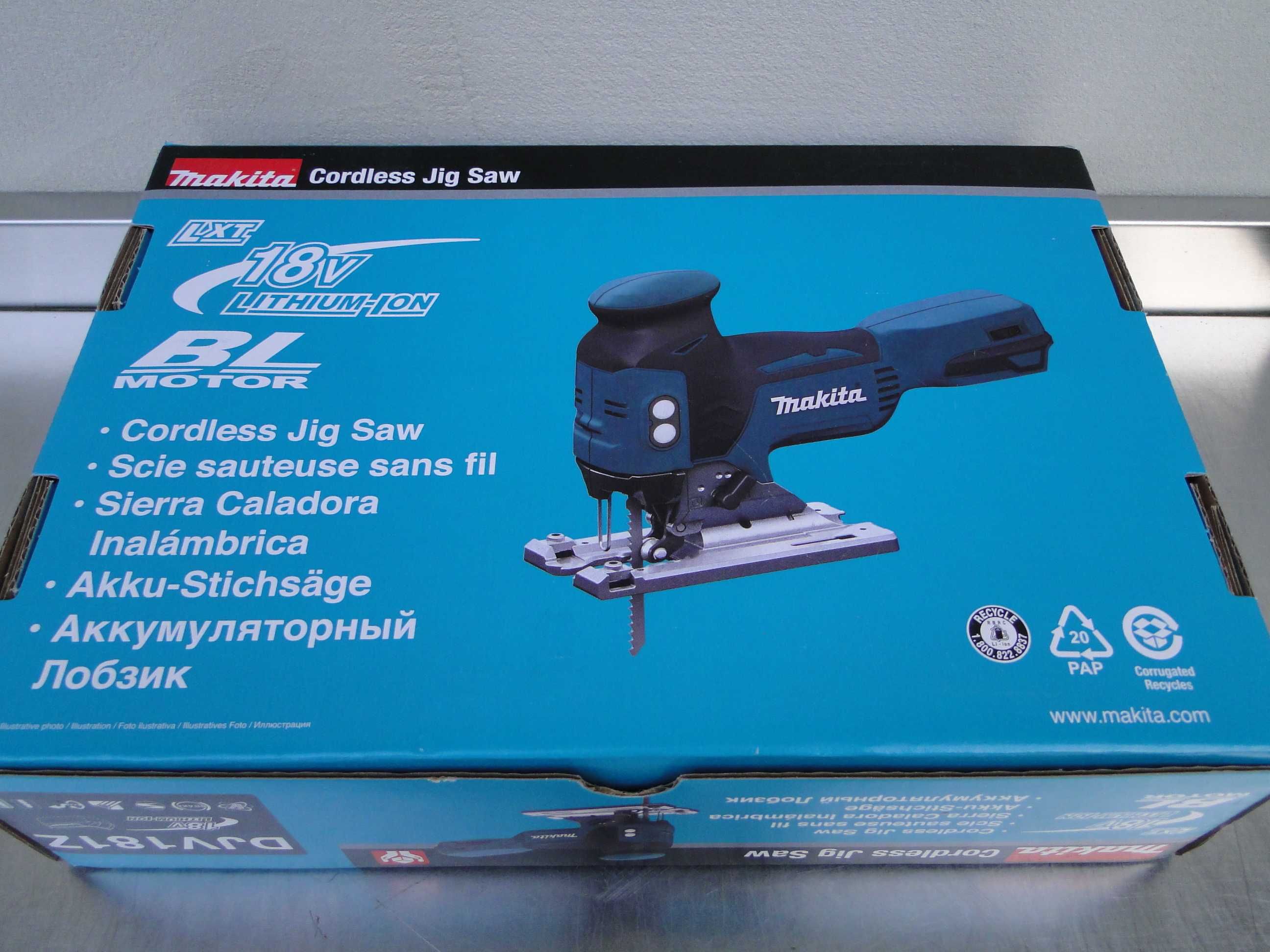 MAKITA DJV181Z , Wyrzynarka Akumulatorowa 18V, Solo, Nowa