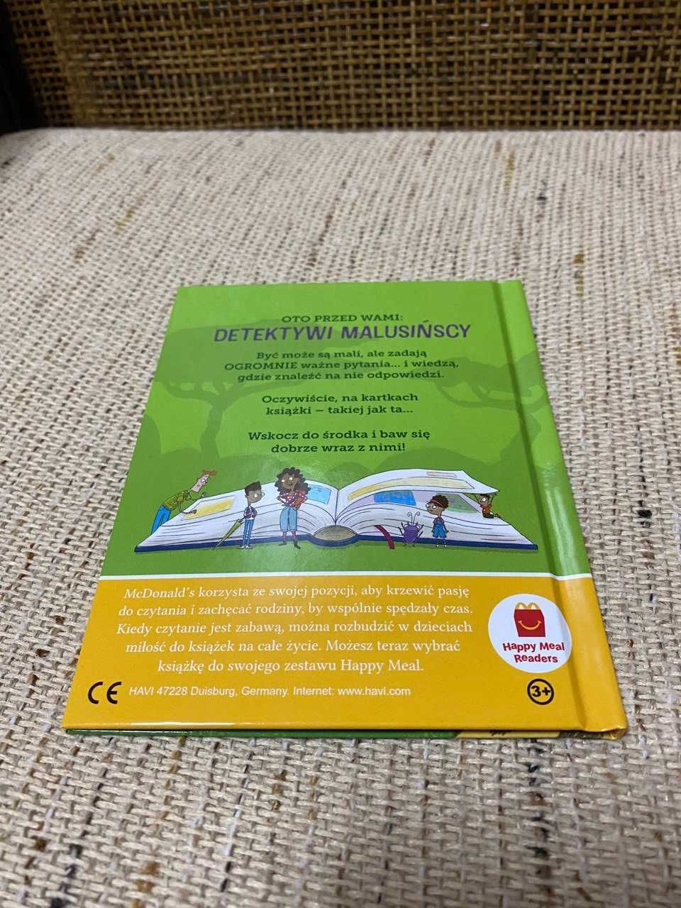 McDonald książka Happy Meal Cressida Cowell "Detektywi Malusinscy"